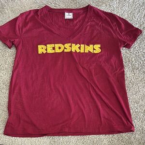 Victoria Secret PINK Commanders / Redskins V-Neck size Medium